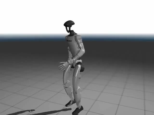 Humanoid locomotion simulation